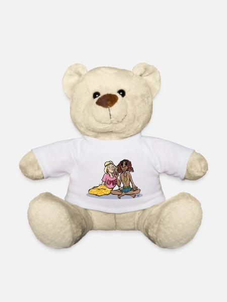 Love And Peace - Teddy - Weiß