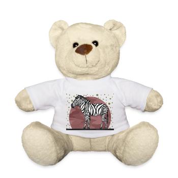 Zebra - Teddy - Weiß - Vorne