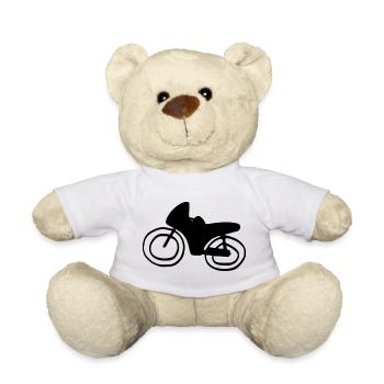 Motorrad - Teddy - Weiß - Vorne