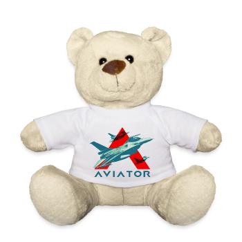 Aviator F-16 Fighting Falcon - Teddy - Weiß - Vorne