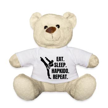 Hapkido Martial Arts Karate Martial Arts Judo Aikido - Teddy Bear - white - Front