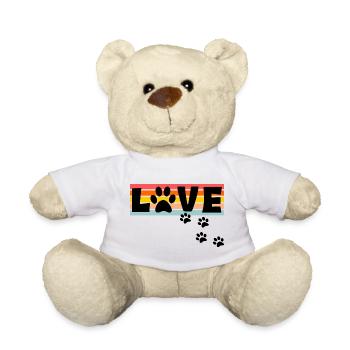 Hunde Liebe - Teddy - Weiß - Vorne