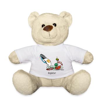 Paragliding Gleitschirm Pilot Vogel Ei - Teddy - Weiß - Vorne