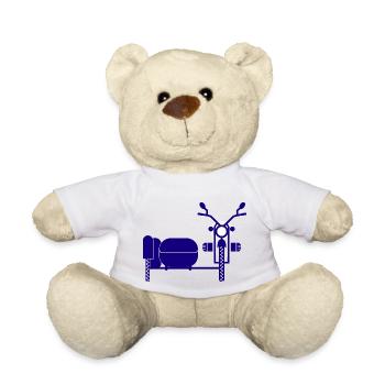 Marathon Triathlon Running joggen Biking Radfahren - Teddy - Weiß - Vorne