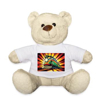 Trainieren Sie in Pop Art - Teddy - Weiß - Vorne