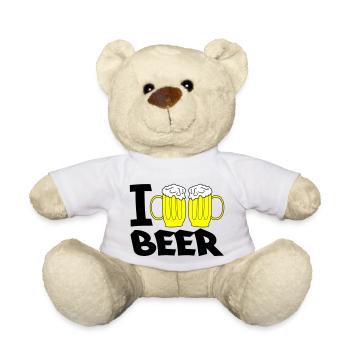 i love beer - Teddy - Weiß - Vorne
