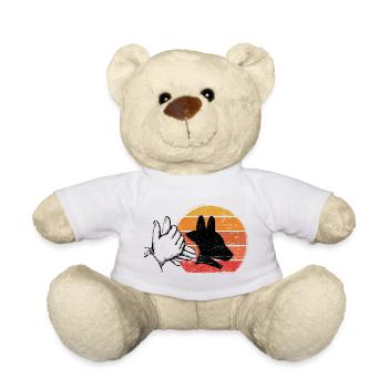 Animal Shadows chien - Nounours - blanc - Devant