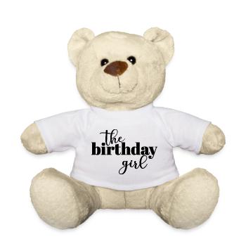 La fille d’anniversaire - Nounours - blanc - Devant