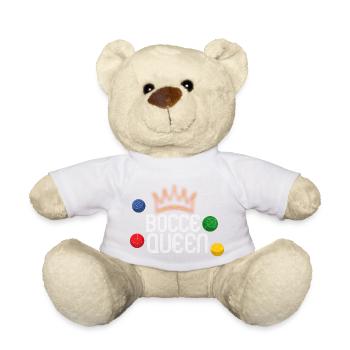 Bocce Bocci Colorful Balls Player I Gift - Teddy Bear - white - Front
