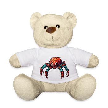 Bunte roberter Spinne in lebendigen Farben - Teddy - Weiß - Vorne
