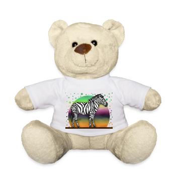 Zebra - Teddy - Weiß - Vorne