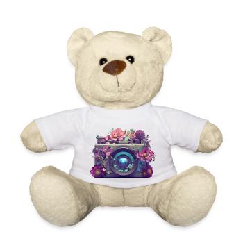 Photographer Funny Photographing Camera Photographers - Teddy Bear - white - Front