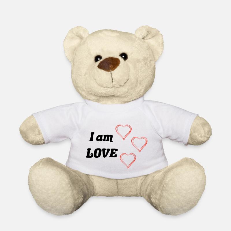 Je suis Amour - Paroles positives - Nounours - blanc