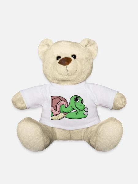 Salutation des tortues - Nounours - blanc