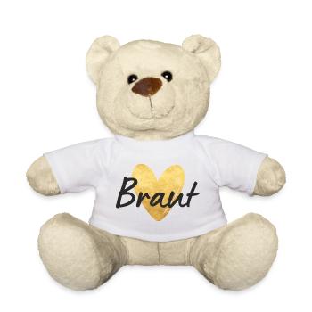 Braut Jungesellinnenabschied - Teddy - Weiß - Vorne