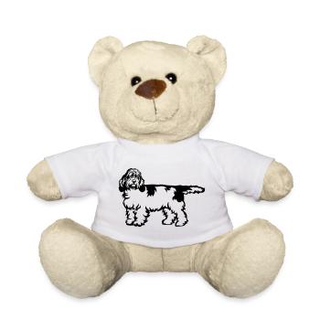 Petit Basset Griffon Vendeen - Nounours - blanc - Devant