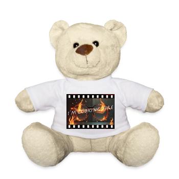I'm looking fire - Teddy Bear - white - Front