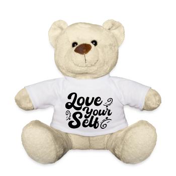 Love your self - Nounours - blanc - Devant