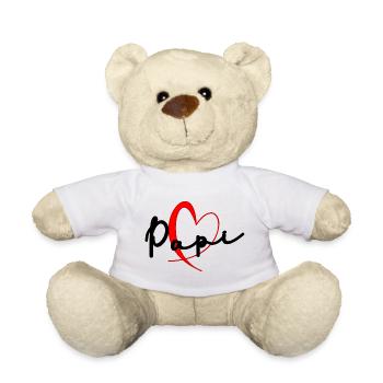 CHRISTMAS. YEAR. ANNIVERSARY. RETIREMENT. DAD. MAMAM. - Teddy Bear - white - Front