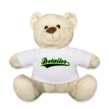 Car Detailer, Car Lover, Vehicle Detailer - Teddy Bear - white - Front