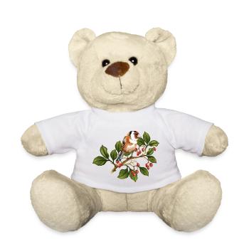 Bunter Vogel - Teddy - Weiß - Vorne