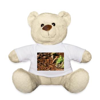 Kleiner Waldbach am Stein - Teddy Bear - white - Front