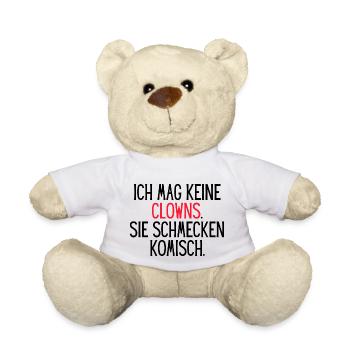 Clowns schmecken komisch - Teddy - Weiß - Vorne