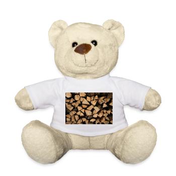 FIREWOOD - Teddy Bear - white - Front
