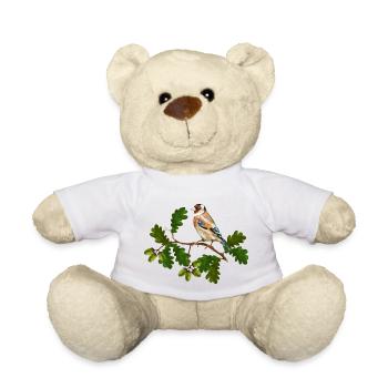 Bunter Vogel - Teddy - Weiß - Vorne
