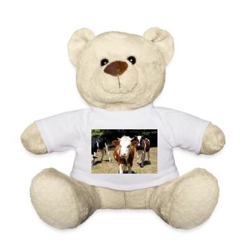 Kuh Poster - Teddy - Weiß - Vorne