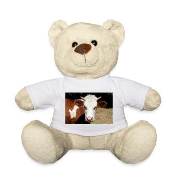 Kuh Poster - Teddy - Weiß - Vorne