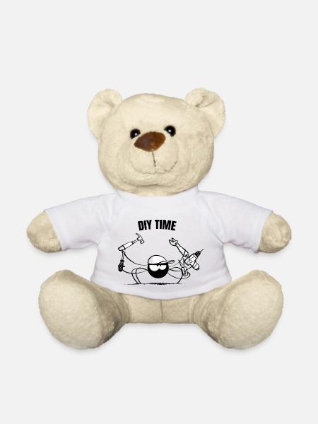 Beth die Spinne - DIY (Textversion) - Teddy - Weiß