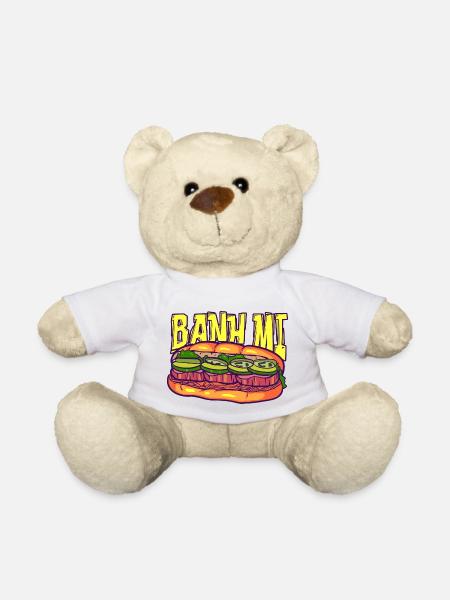 Vietnam Viet Banh Mi pain vietnamien I cadeau - Nounours - blanc