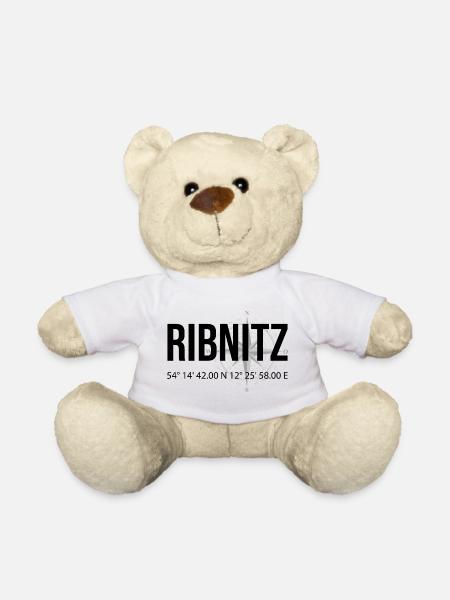 Koordinaten Ribnitz - Teddy - Weiß