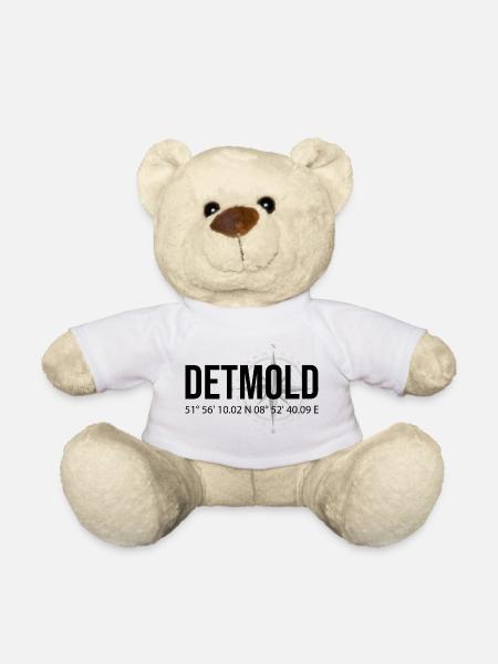 Koordinaten Detmold - Teddy - Weiß