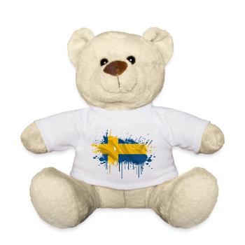 Suède Suède Scandinavie Pays nordiques Viking Europe - Nounours - blanc - Devant