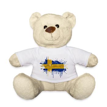 Suède Suède Scandinavie Pays nordiques Viking Europe - Nounours - blanc - Devant
