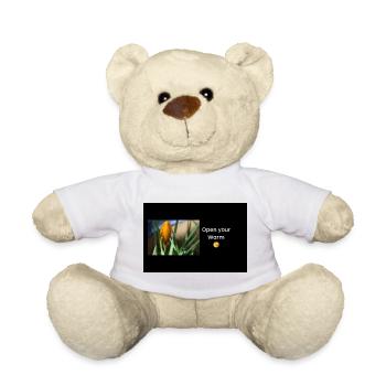 Streetwear Open Your Warm 😘 - Nounours - blanc - Devant
