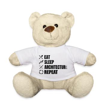 Architecture Schedule - Teddy Bear - white - Front