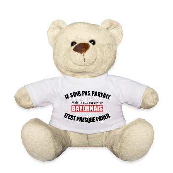 Ich bin nicht perfekt, ich bin ein Bayonne-Fan - Teddy - Weiß - Vorne