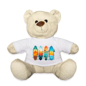 Surfboards - Teddy Bear - white - Front