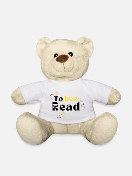 Quotes For Book Lovers - Teddy Bear - white