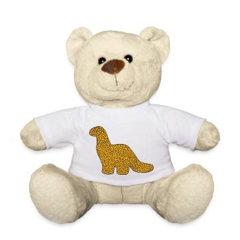 Brachiosaure Dinonugget - Nounours - blanc - Devant