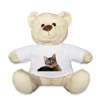 Cat Kitten - Teddy Bear - white - Front