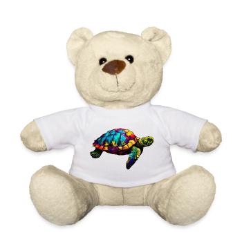 Turtle - Teddy Bear - white - Front