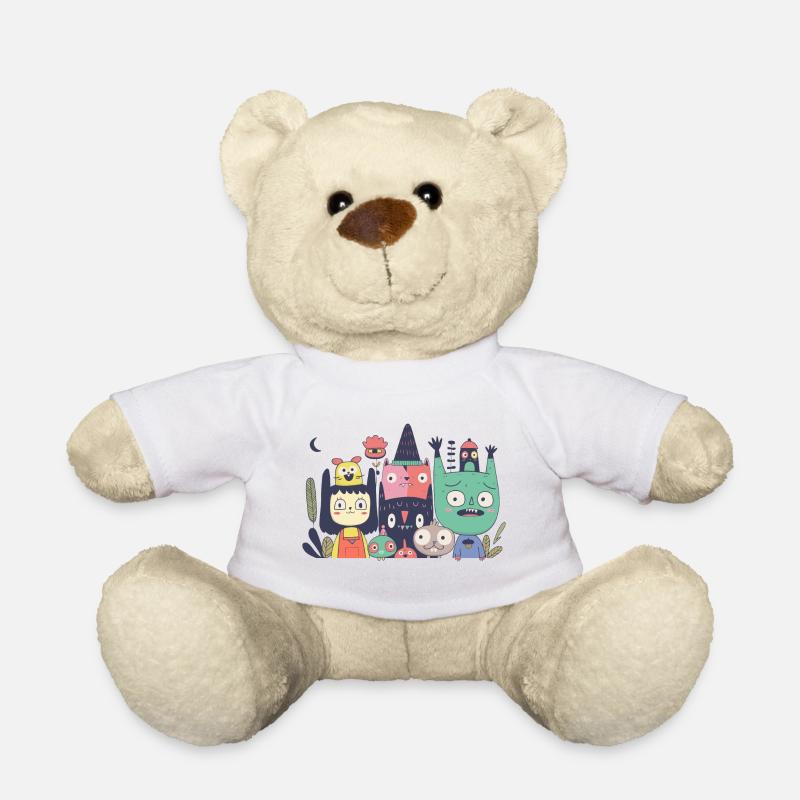 Abendspaziergang - Teddy - Weiß