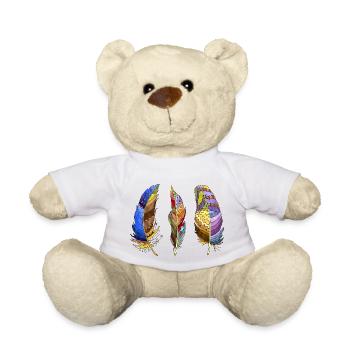 Feder - Teddy - Weiß - Vorne