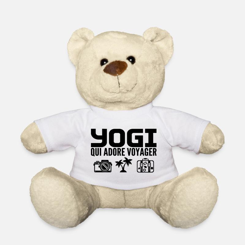 Voyageurs & Yogis : Passion & Découverte - Nounours - blanc