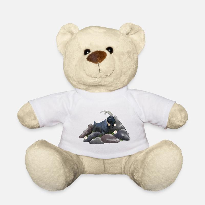 Steinbock - Teddy - Weiß