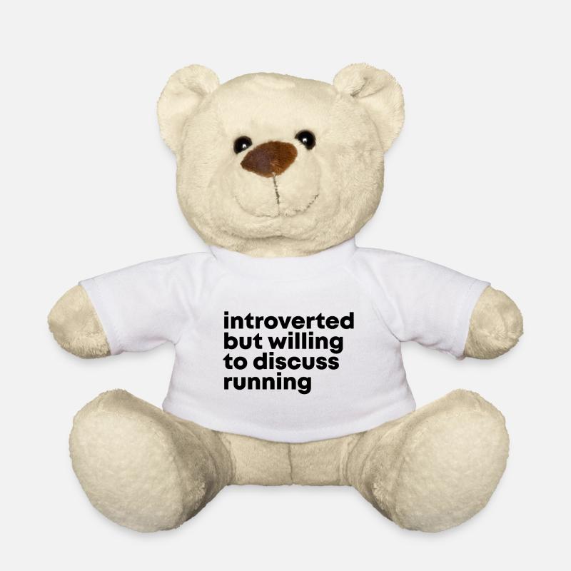 Running - Teddy Bear - white